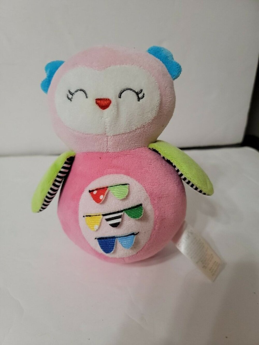 Carter's Owl Plush Stuffed Animal Toy Wobble Toy 63202
